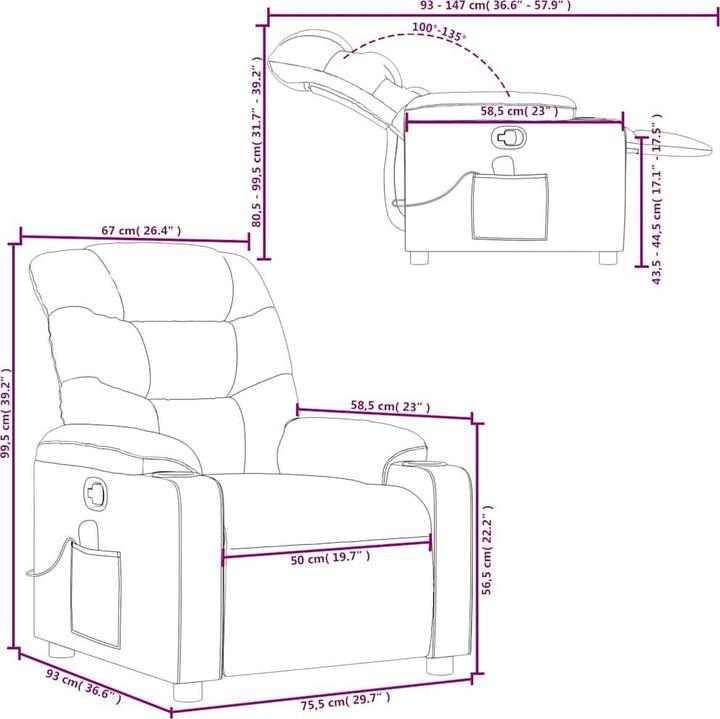 Image du produit vidaXL Massagesessel
