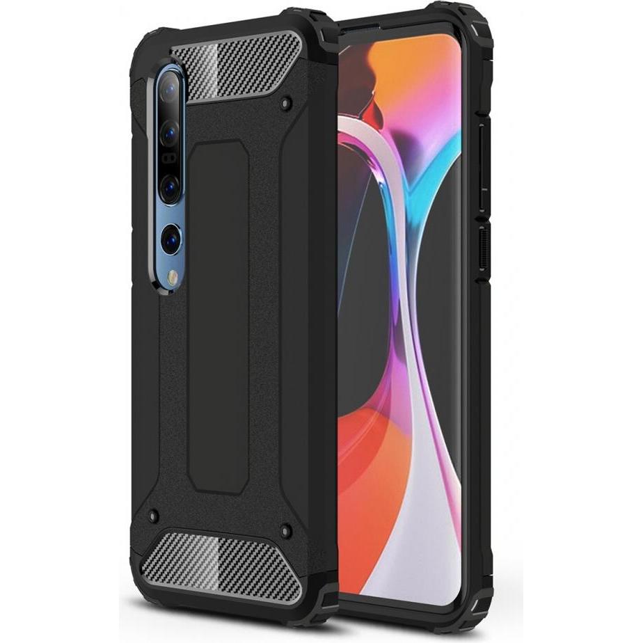 Screenguard AdventureCase Xiaomi Mi 10 Hybrid Hülle (Xiaomi Mi 10i), Smartphone Hülle, Schwarz