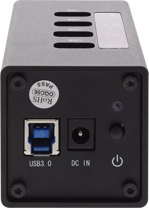 Actual product image InLine USB 3.0 Aluminium Hub (USB-B, 4 Ports)