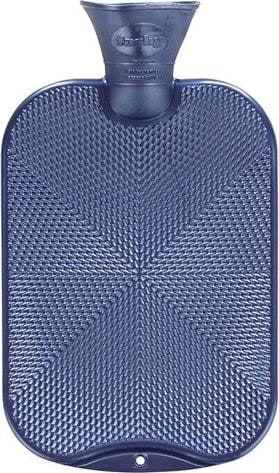 Fashy Wärmflasche HalblamelleMarine Blau, 2 l (2 l)