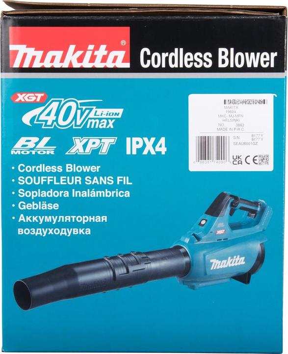 Image du produit Makita UB001GZ (Fonctionnement sur batterie, Souffleur de feuilles)