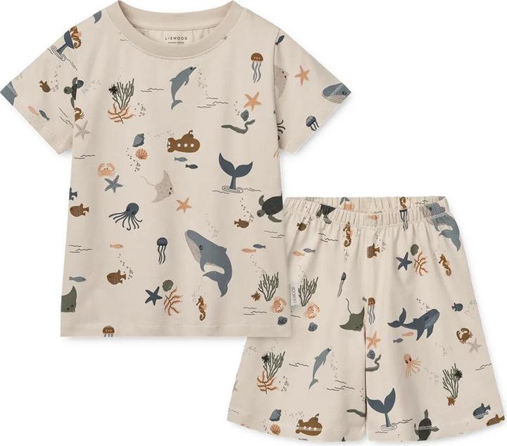 Produktbild Liewood Pyjama Ilford Sea Creature / Sandy Grösse 128 (128)