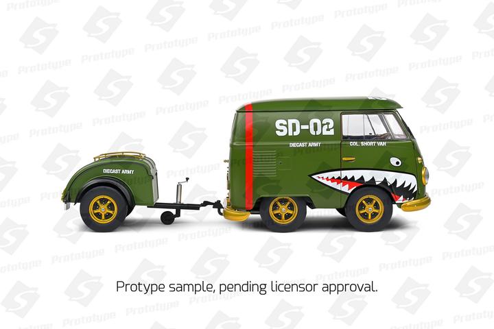 Produktbild Solido 1:18 Kool Kombi 1950 grau