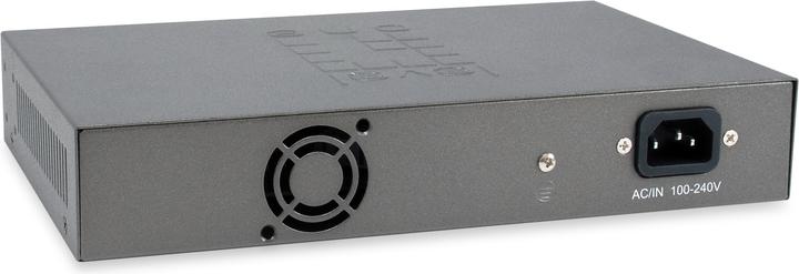 Produktbild LevelOne Switch 10x GE GEP-1221 2xGSFP 8xPoE (12 Ports)