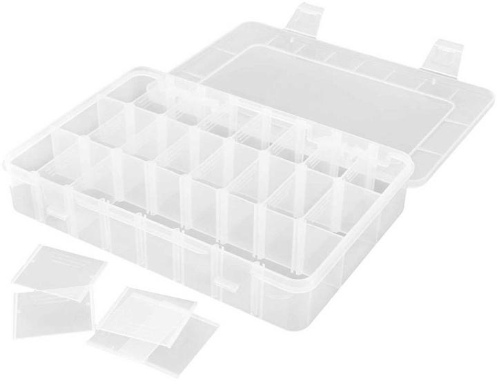 Actual product image Robitronic sorting box 24 compartments 202x137x40mm variable