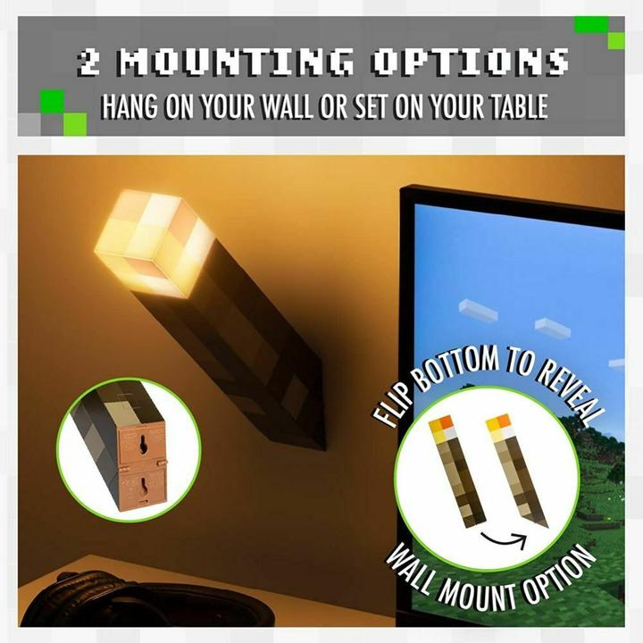 Actual product image Paladone Products Lampada Minecraft - Torch Light