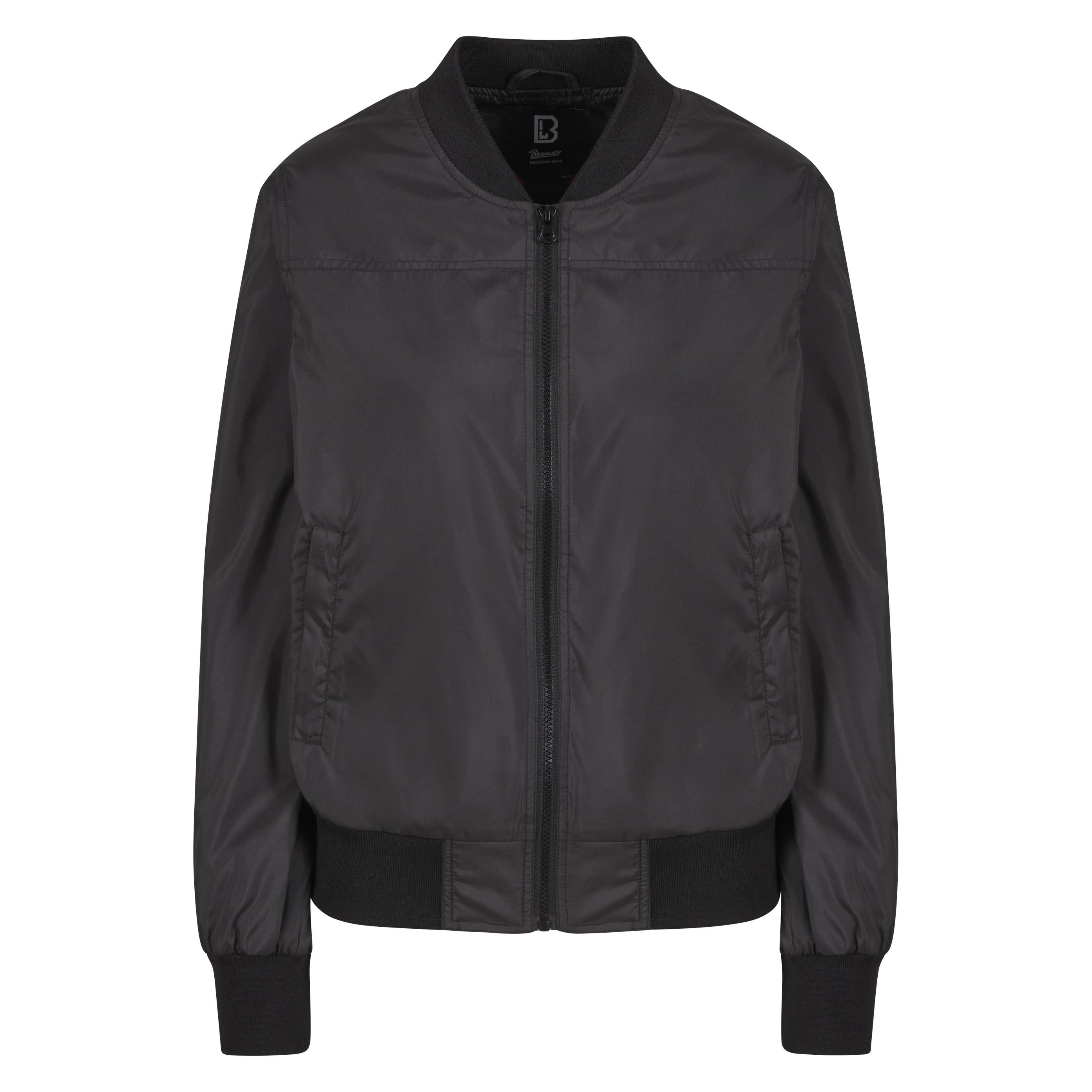 Brandit, Damen, Leichte Jacken, Women Jula Bomberjacket - 174629, Schwarz, (Xs)