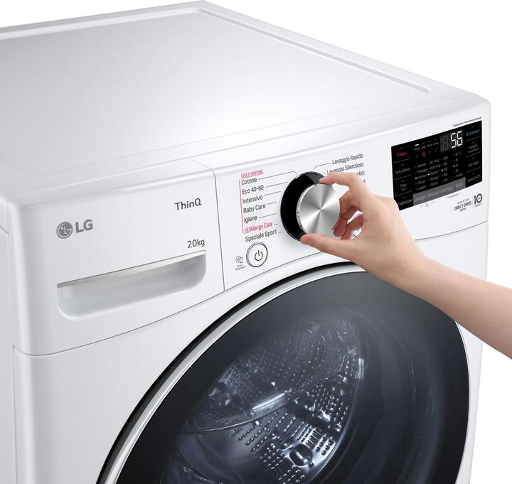 Produktbild LG P3 Serie F0P3020TSWC Freistehende Waschmaschine (Links)