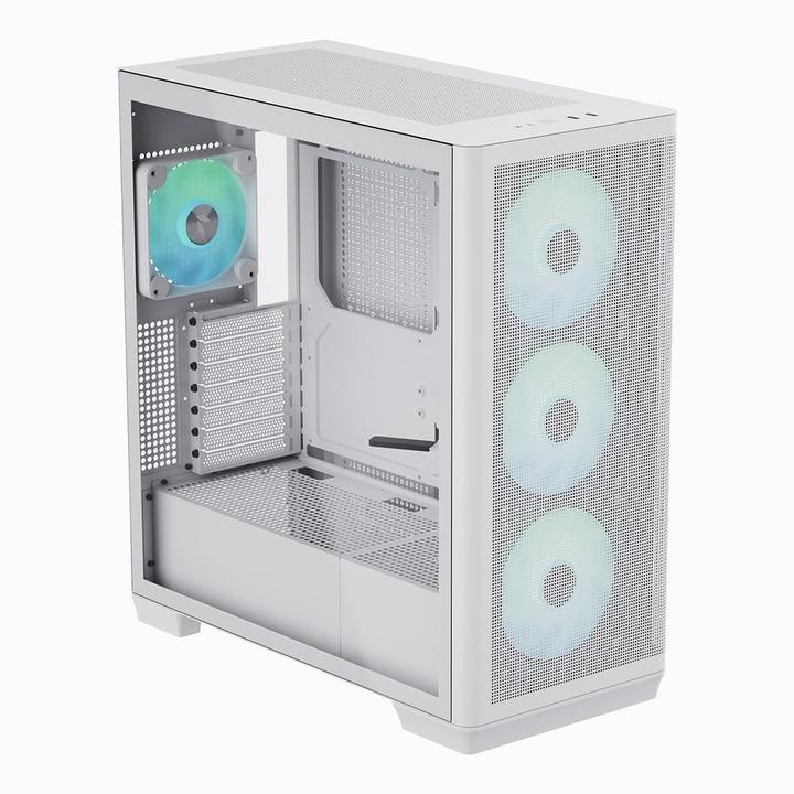 Immagine prodotto AeroCool Geh Midi APNX C1 MicroATX/ATX/MiniITX o.N. (bianco) (mATX, ATX, Mini-ITX)
