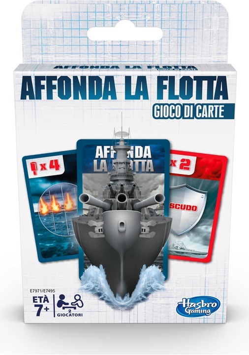 Actual product image Hasbro Gaming Affonda la flotta carte, i italian, german / ships versenk.: 671-02-770 (Italian)