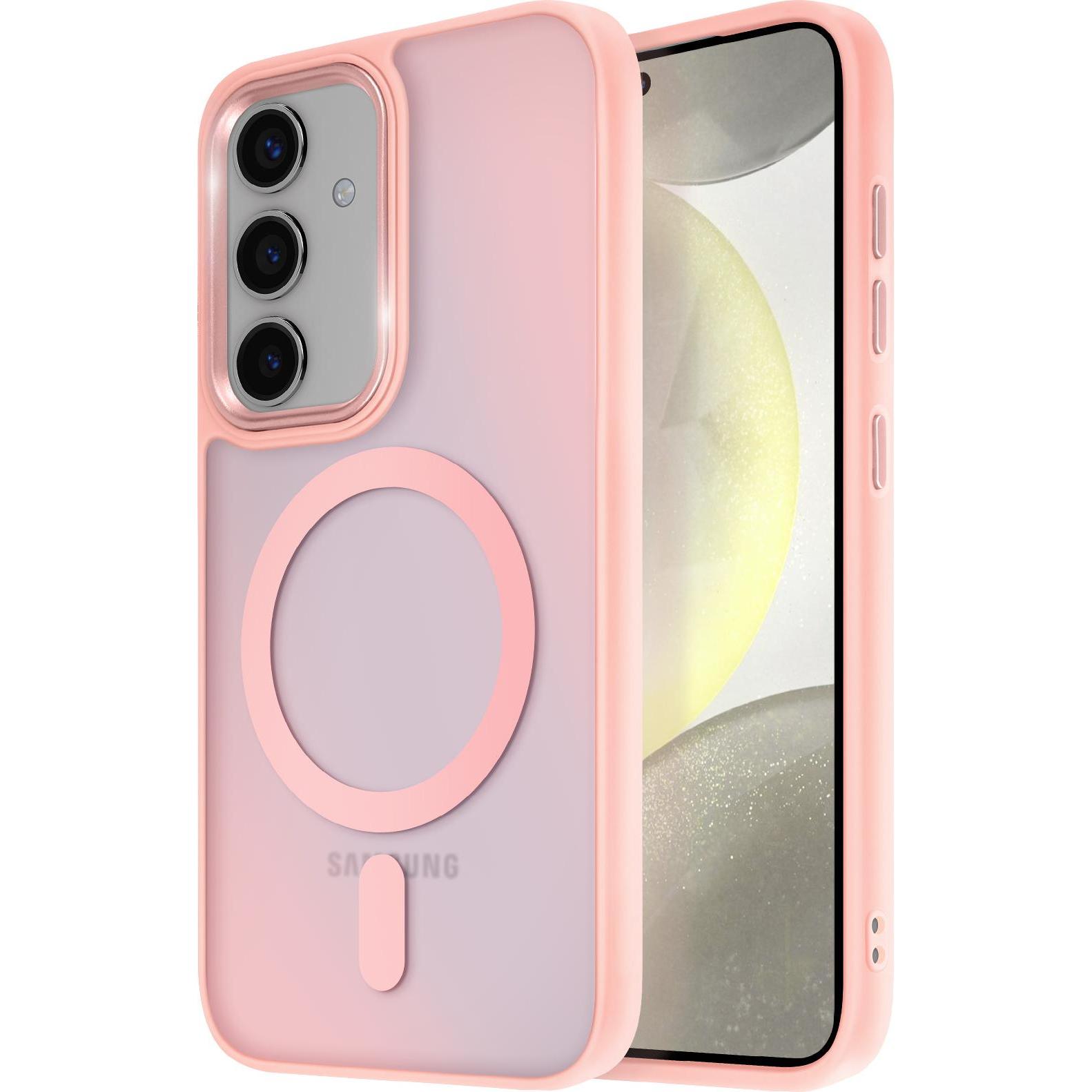 Avizar Frost Color Case (Samsung Galaxy S25), Smartphone Hülle, Rosa