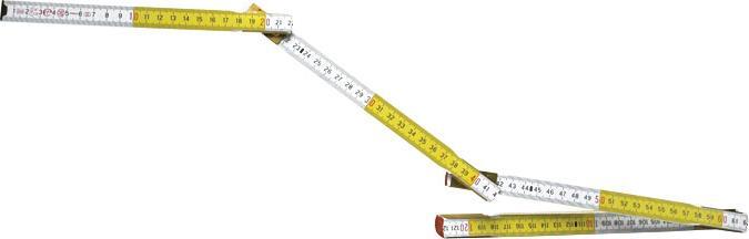 Actual product image Stanley folding ruler wood yellow (2 m)