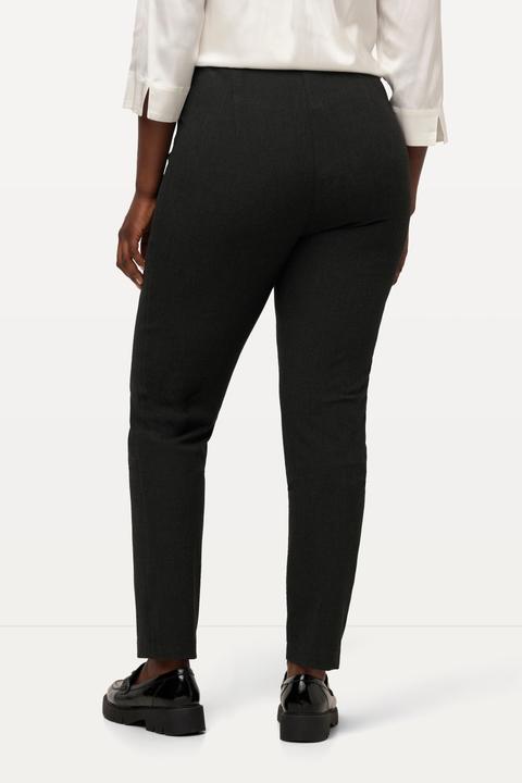 Image du produit Ulla Popken Pantalon avec surpiqûre sur le côté, taille élastique (44)