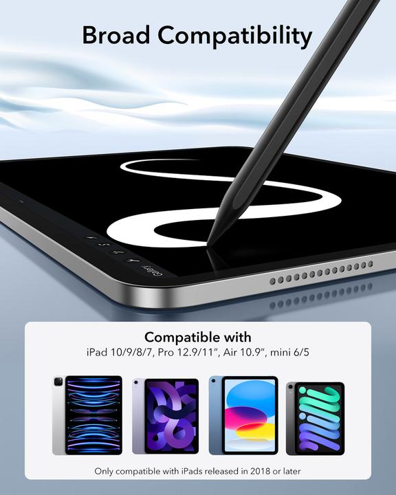 Actual product image ESR Digital Pencil Magnetic iPad
