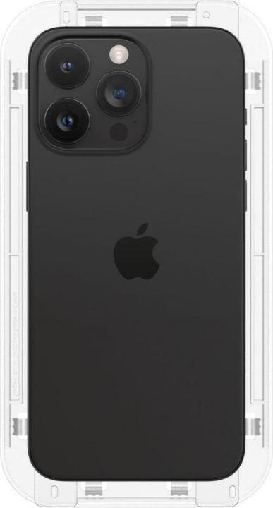 Produktbild Spigen GEHÄRTETES GLAS GLAS.TR „EZ FIT“ FC IPHONE 15 PRO SCHWARZ (1 Stück, Apple iPhone 15 Pro)