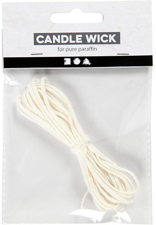 Productafbeelding Creativ Company Candlewick 3 m x 12 mm, Wit