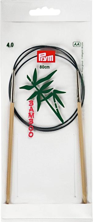 Produktbild Prym Rundstricknadel Ø 4 mm x 80 cm, Bambus
