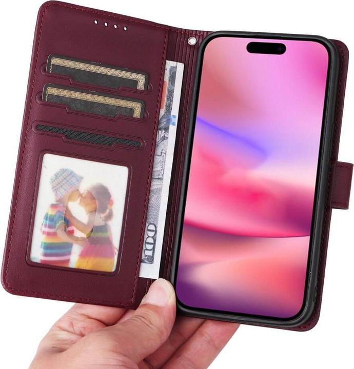 Actual product image Cover-Discount iPhone 16 - Divisible wallet case 2-in-1 mobile phone case (Apple iPhone 16)