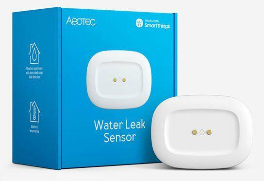 Actual product image Aeotec Samsung SmartThings Water Leak Sensor