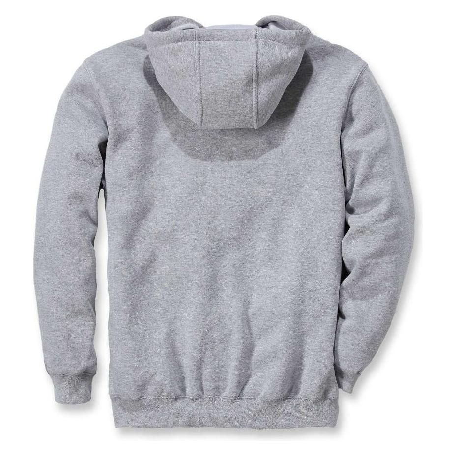 Carhartt, Mannen, Springer, Sweatshirt Met Rits, Grijs, (Xs)