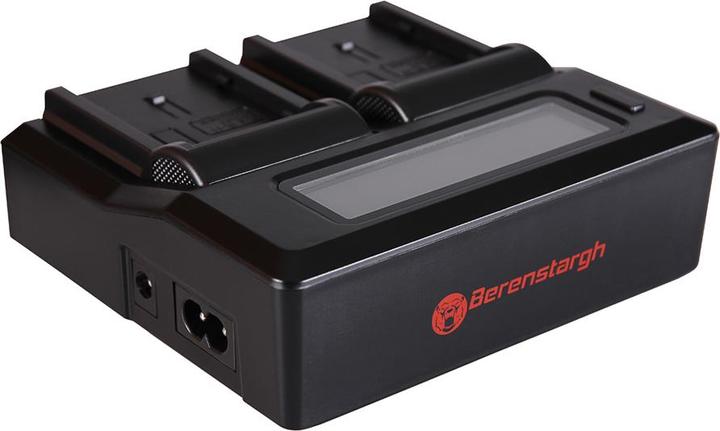 Actual product image Berenstargh Dual LCD USB Ladegerät f. Hitachi CGA-DU14 DZMV350A DZMV350A DZ-MV350A DZ-MV350A DZMV350 (Camera battery charger)