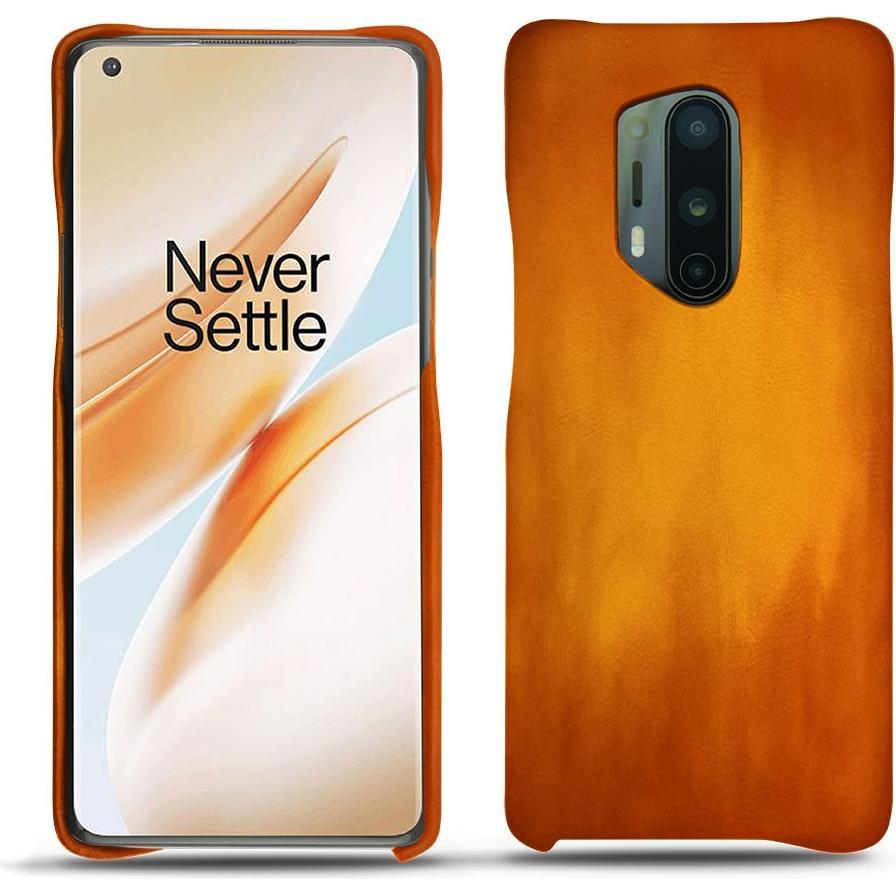 Noreve Lederschutzhülle (OnePlus 8 Pro), Smartphone Hülle, Orange