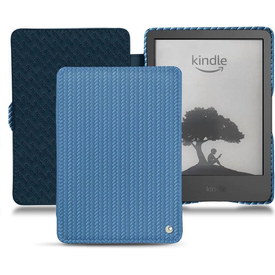 Noreve Lederschutzhülle horizontal (Kindle), Tablet Hülle, Blau