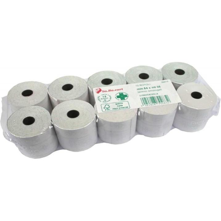 Sa.Ba.Cart, Rotoli di carta termica, 3166080080CK carta termica 80 m