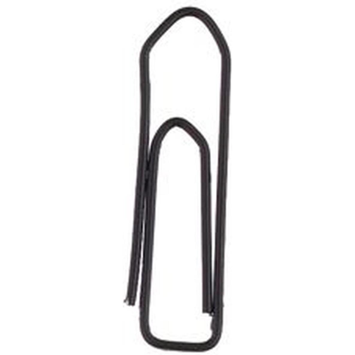Alco, Büroklammer, Briefklammer Metall lackiert 26mm schwarz VE=1000 Stück (1 x)