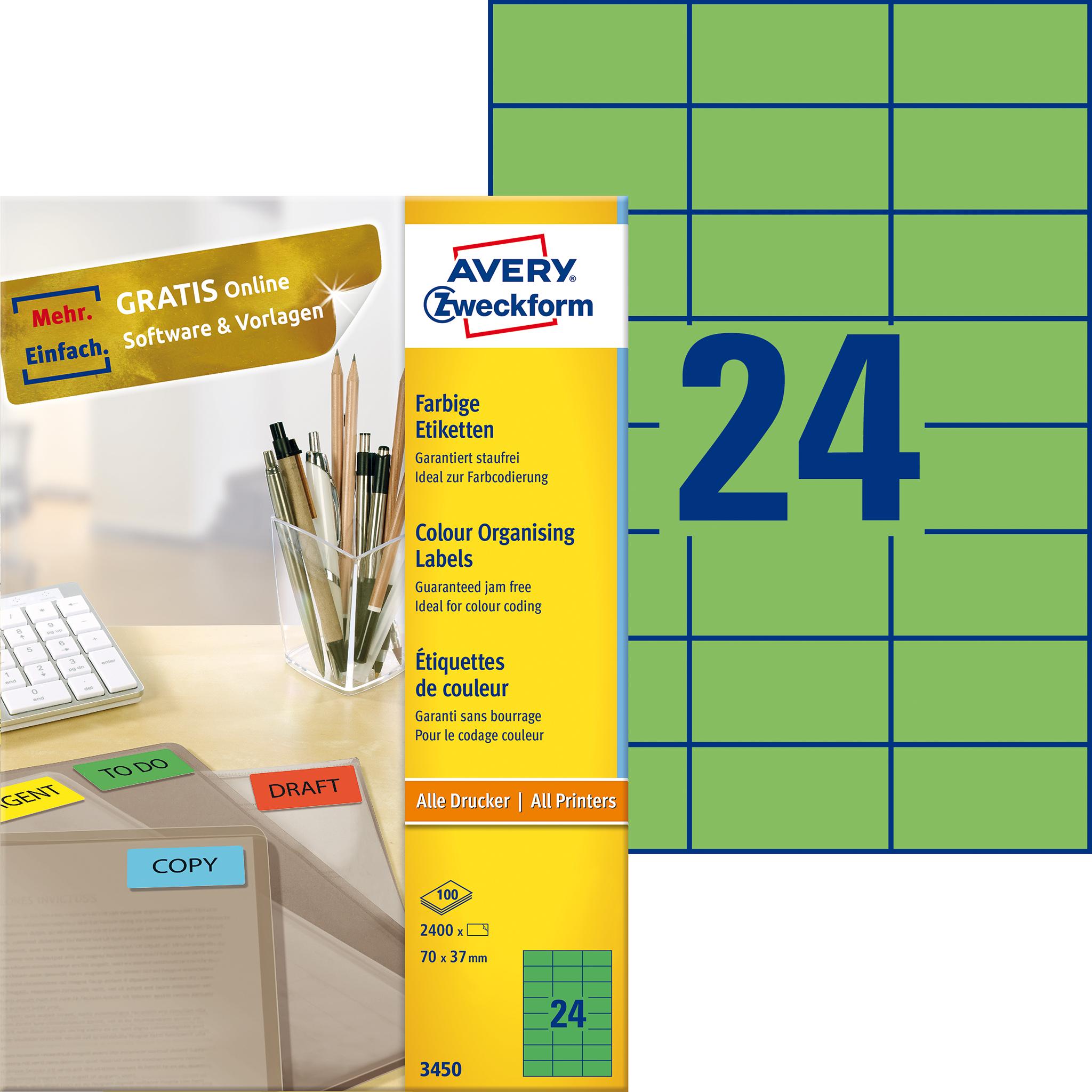 Thumbnail - Avery, Ordner Zubehör, Organisation Etiketten