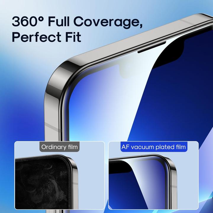 Produktbild Joyroom Tempered Glass HQ-Z34 iPhone 15 Pro with Black Edge (1 Stück, Apple iPhone 15 Pro)