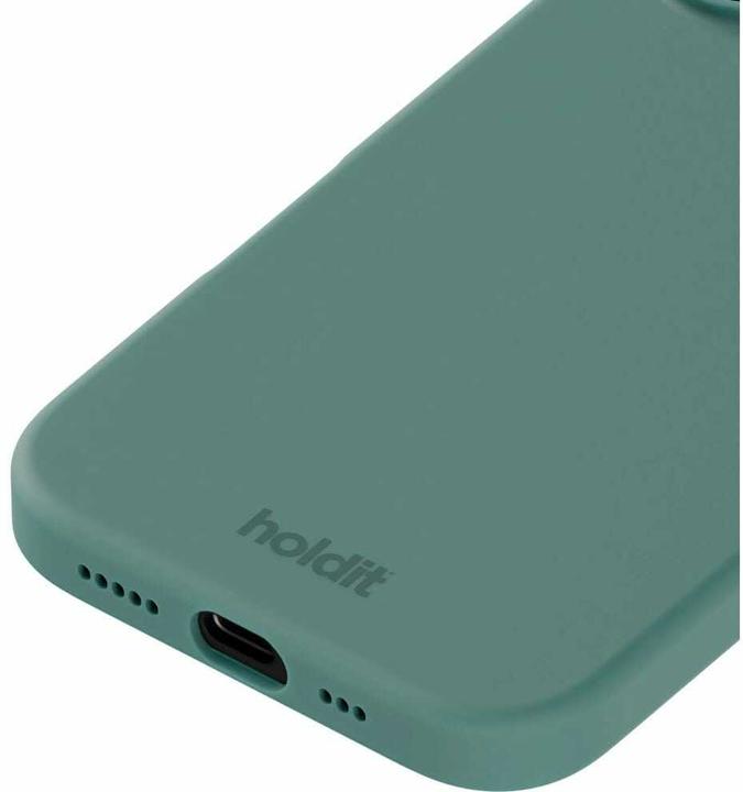 Produktbild Holdit Silikonhülle iPhone 16 Moosgrün (Apple iPhone 16)