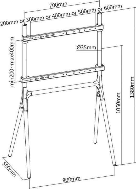 Produktbild myWall HB5L (1 Paar, Wandmontage, Schwenkbar, Neigbar)