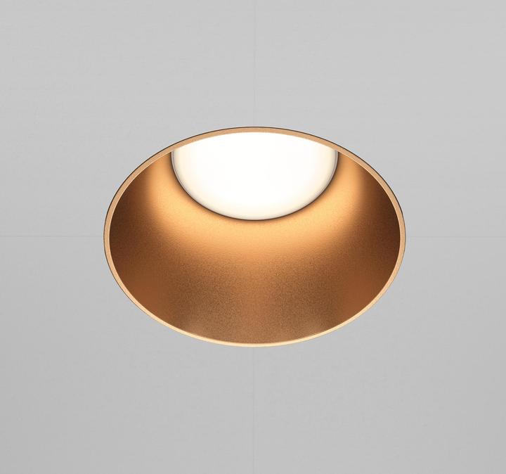 Produktbild Maytoni Share Downlight, Einbauleuchte GU10 Matt-Gold Ø14mm (GU10)