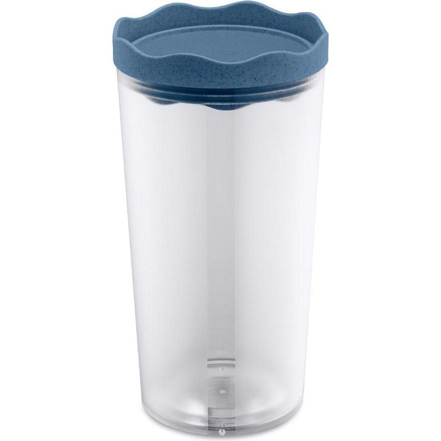 Koziol Vorratsdose Prince L 1 l, Blau / Transparent, Vorratsbehälter, Blau