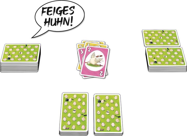 Produktbild Amigo Feiges Huhn! Kartenspiel (Deutsch, 2 - 5 Spieler)