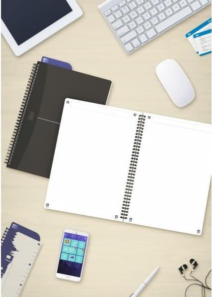 Immagine prodotto Oxford Libro a spirale "Essentials", B5 (B5, Quadretti, Copertina morbida)