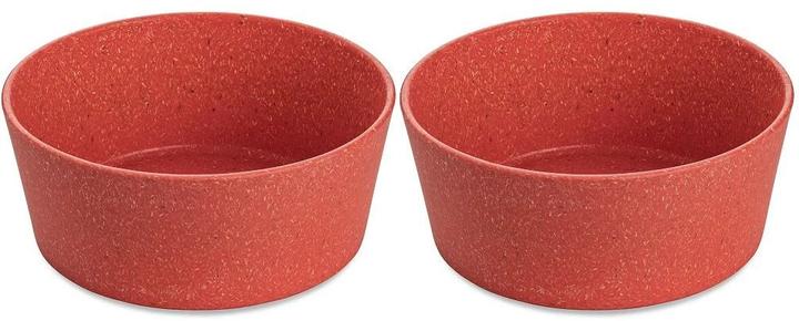 Actual product image Koziol Bowl Connect 400 ml, 2 pieces, Red (12.30 cm, 0.40 l, 2 x)