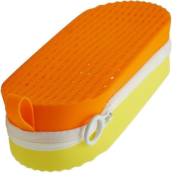 Only-Bags.Store 1 Stück. Atmungsaktives Silikon-Brillenetui - grosses Fassungsvermögen, wendbar, langlebig und