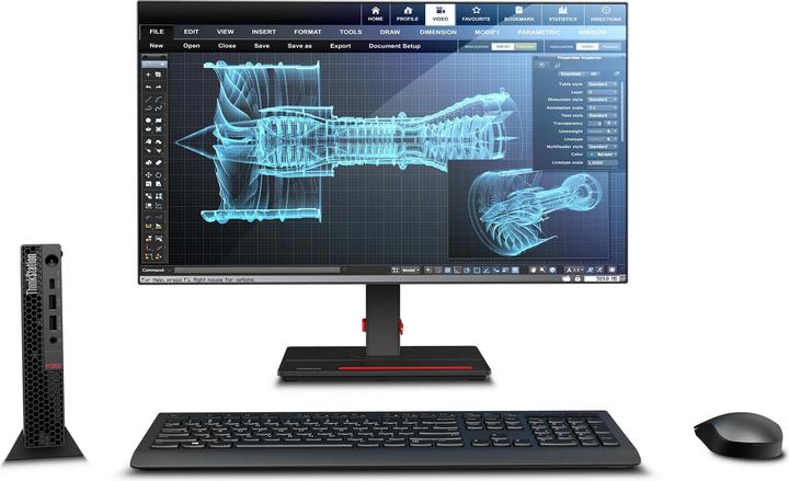 Actual product image Lenovo ThinkStation P360 (1000 GB, 16 GB, Intel Core i7-12700T, Quadro T1000)