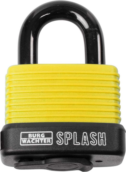Actual product image Burg Wächter Cylinder padlock Splash 470 45 Yellow SB