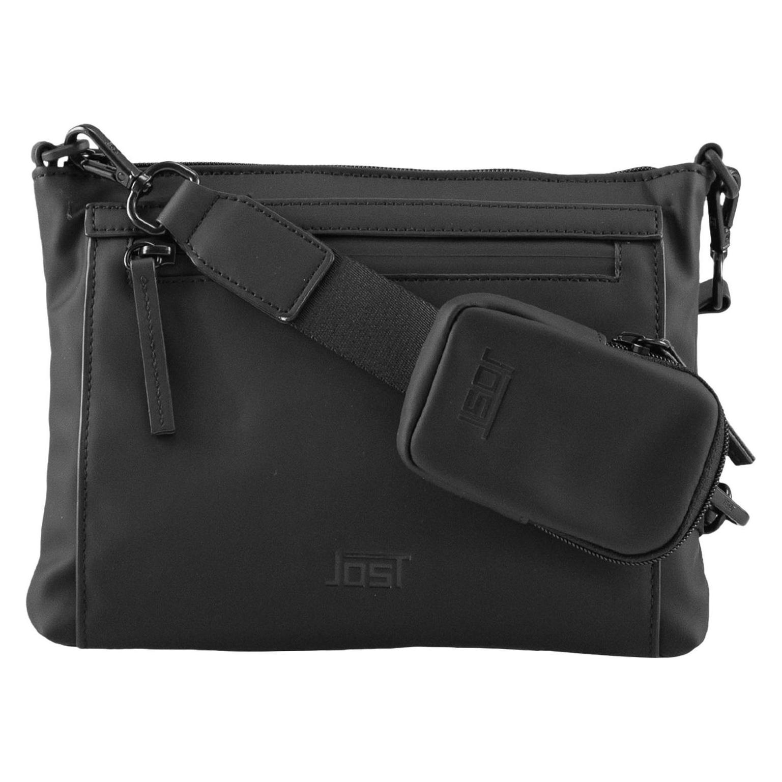 Jost, Unisex, Handtasche, Halmstad - Umhängetasche, Schwarz