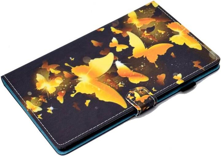 Actual product image Cover-Discount Galaxy Tab A9 - Protective cover butterfly gold (Galaxy Tab A9)