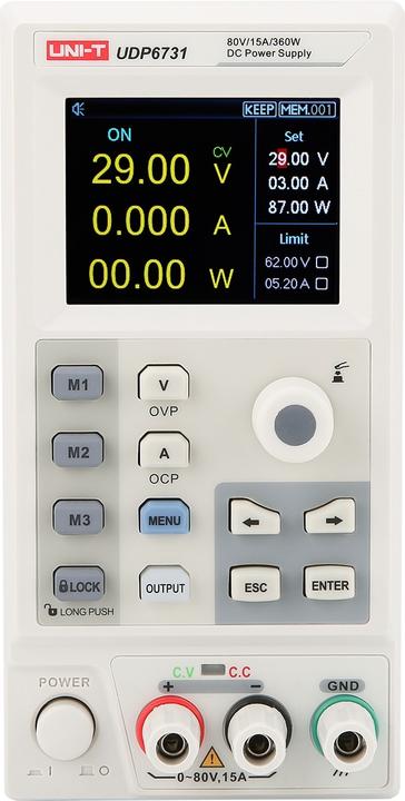 Produktbild Uni-T Labornetzteil, UDP6730, 1 Kanal, programmierbar, 360 W