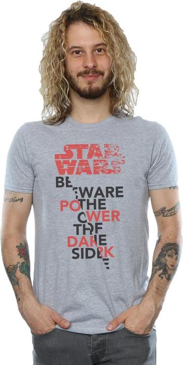 Actual product image Star Wars Mens The Last Jedi Power Of The Dark Side T-Shirt (S)