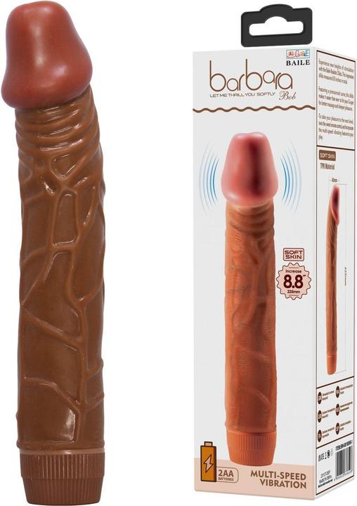 Actual product image Baile - Bob Realistischer Vibrator 22,5 cm Mulatte