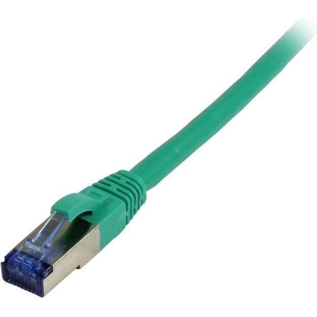 Synergy 21 Patchkabel RJ45, CAT6A 500Mhz, 0.15m, grün, S-STP(S/FTP), TPE(Superflex), AWG26 (S/FTP, CAT6a, 0.15 m), Netzw...