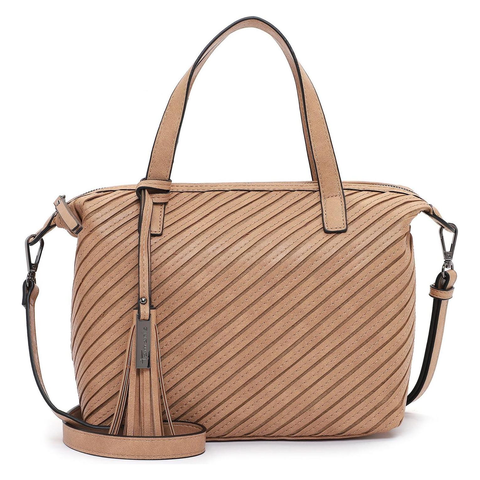 Tamaris, Damen, Tasche, Shopper Julina, Beige, (12 l)