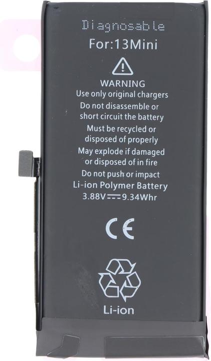 Actual product image AccuCell Akku Apple iPhone 13 Mini, A2660