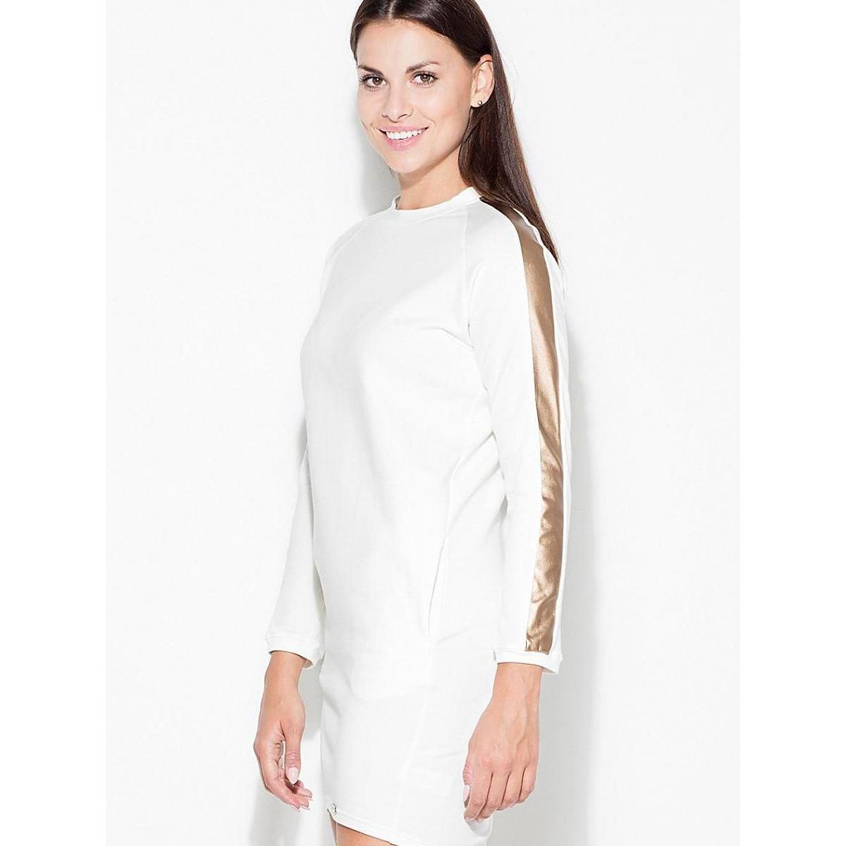 Katrus, Damen, Kleider, Alltagskleid, Beige, (S)